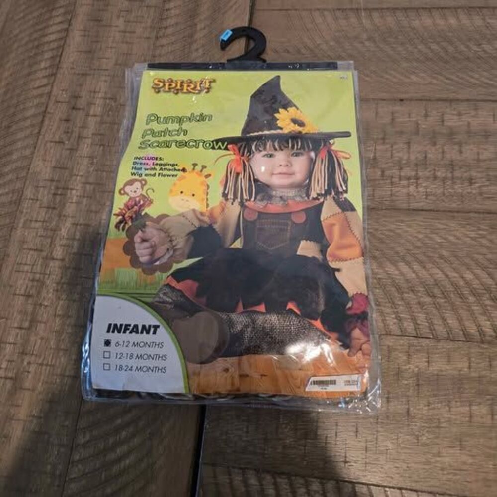 Pumpkin Patch Infant Scarecrow Halloween Costume Baby 6-12 Months